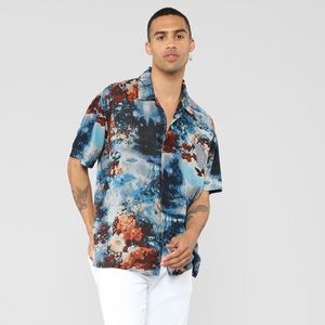 FASHION NOVA Ed Short Sleeve Wove Top